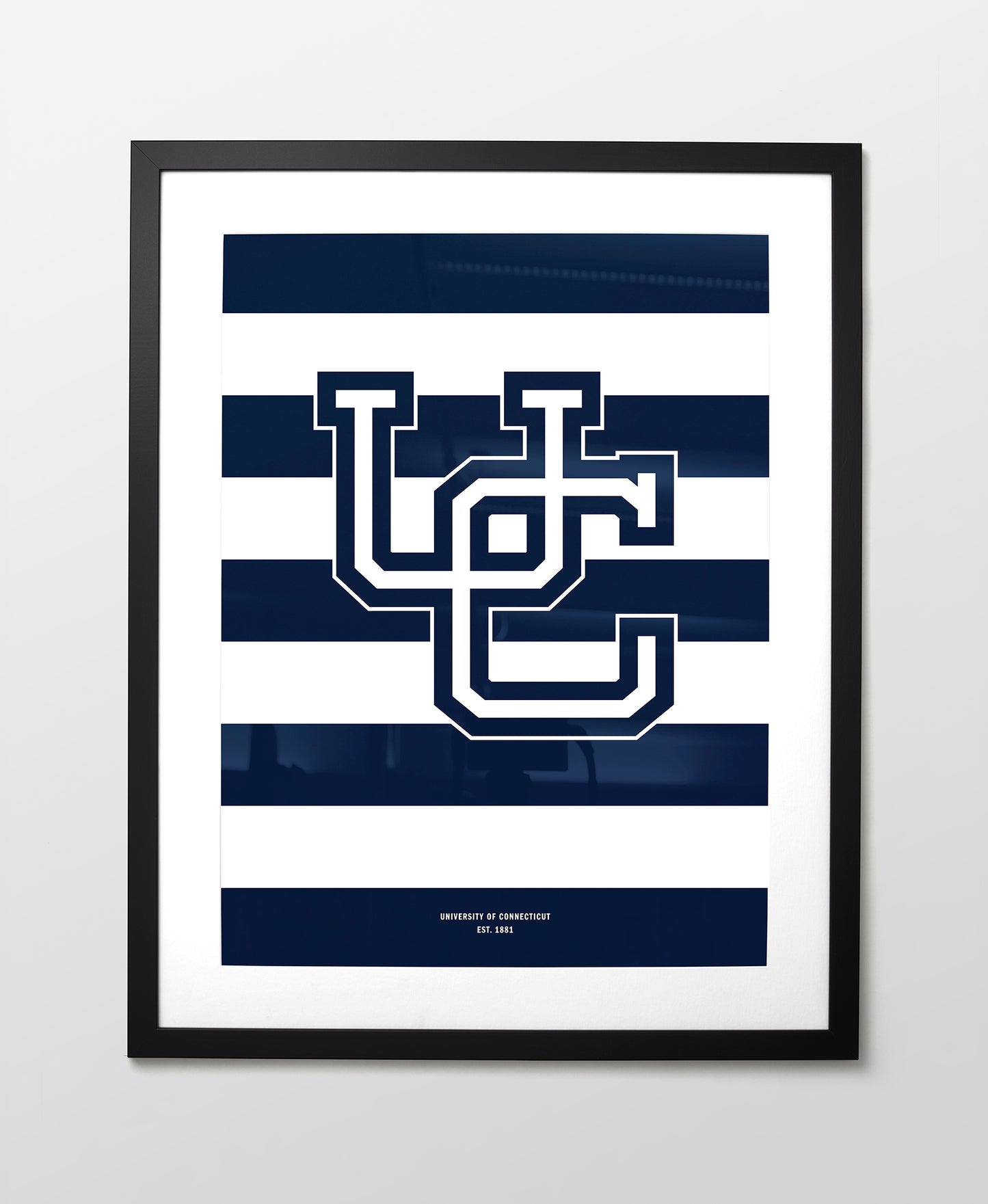 UConn Monogram Stripes