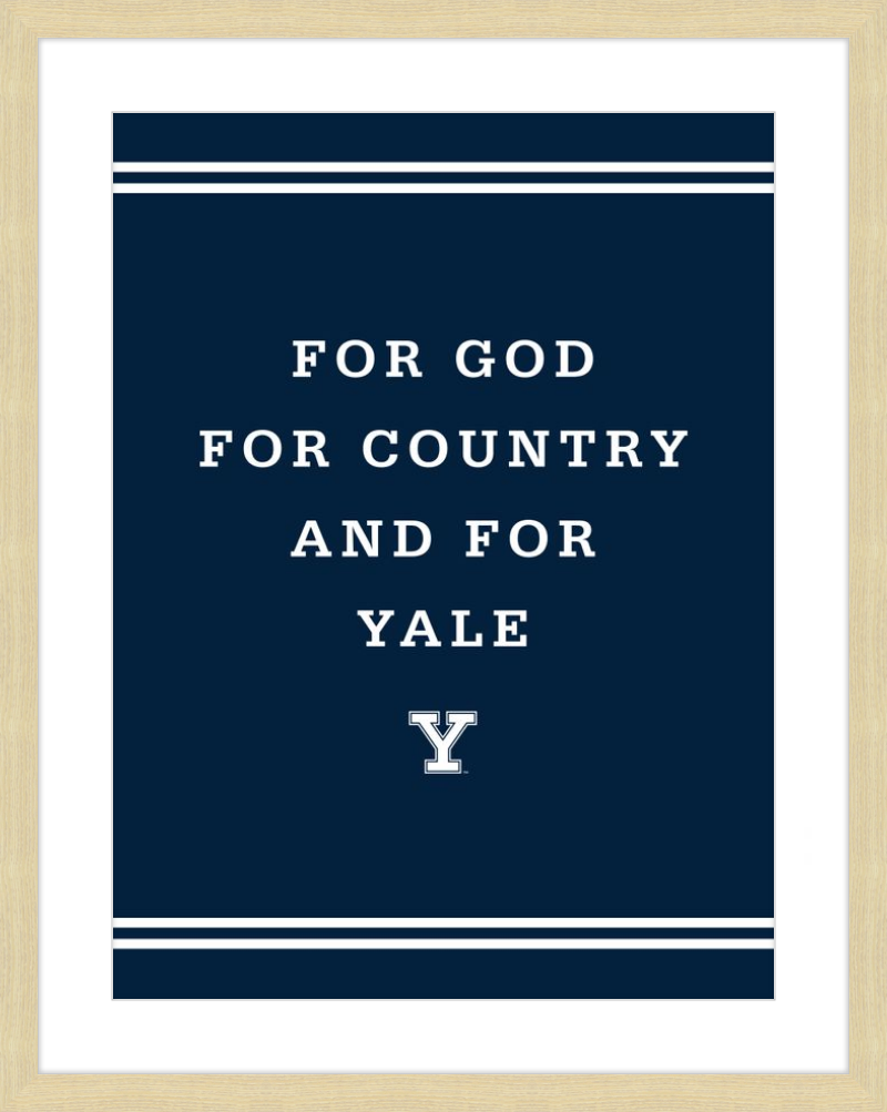 For God For Country For Yale