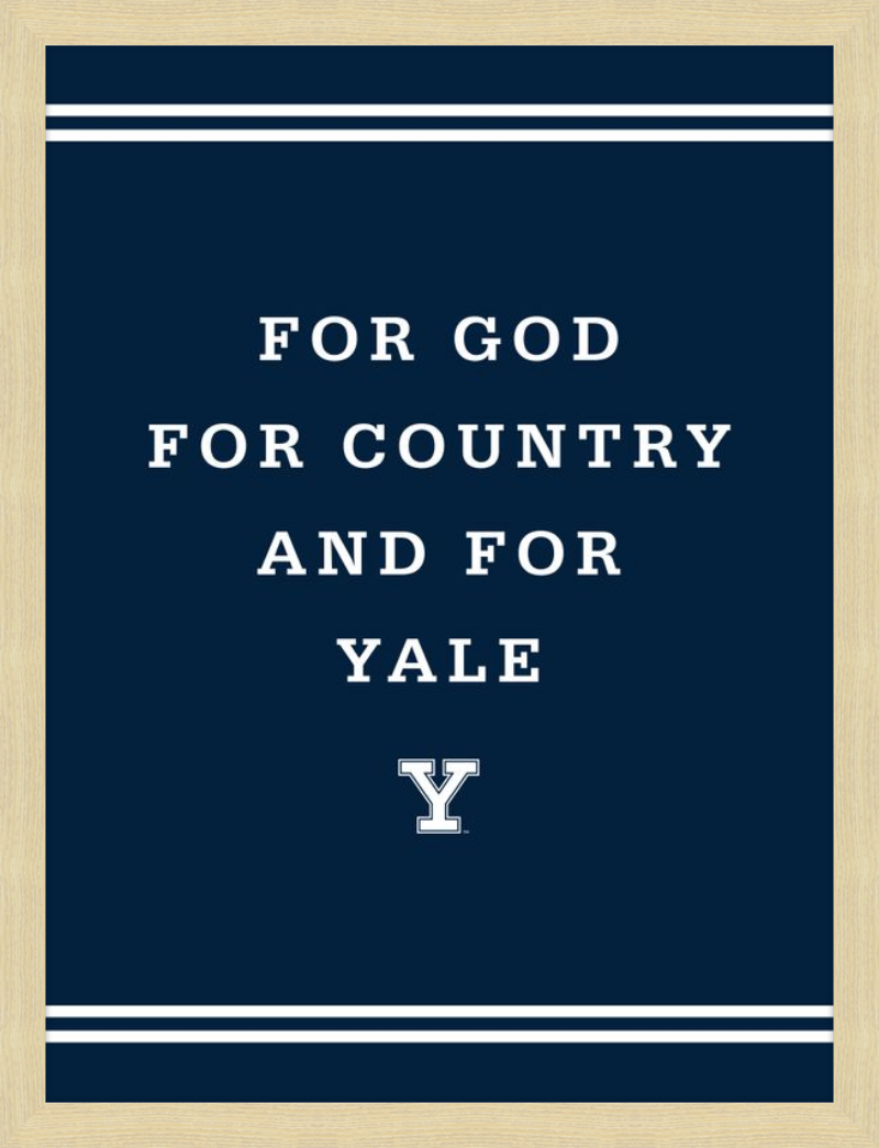 For God For Country For Yale