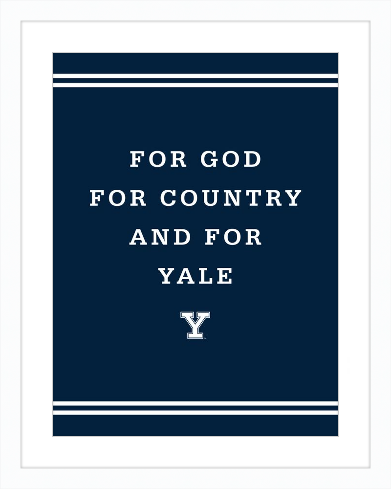 For God For Country For Yale