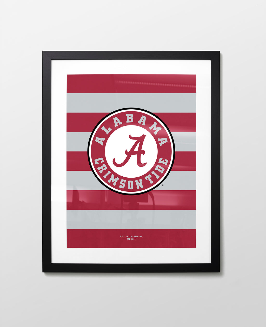 18" x 24" / Black / 2" Smooth White (White Core)