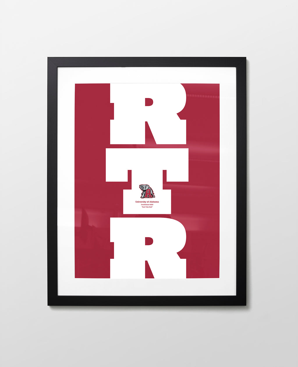 18" x 24" / Black / 2" Smooth White (White Core)