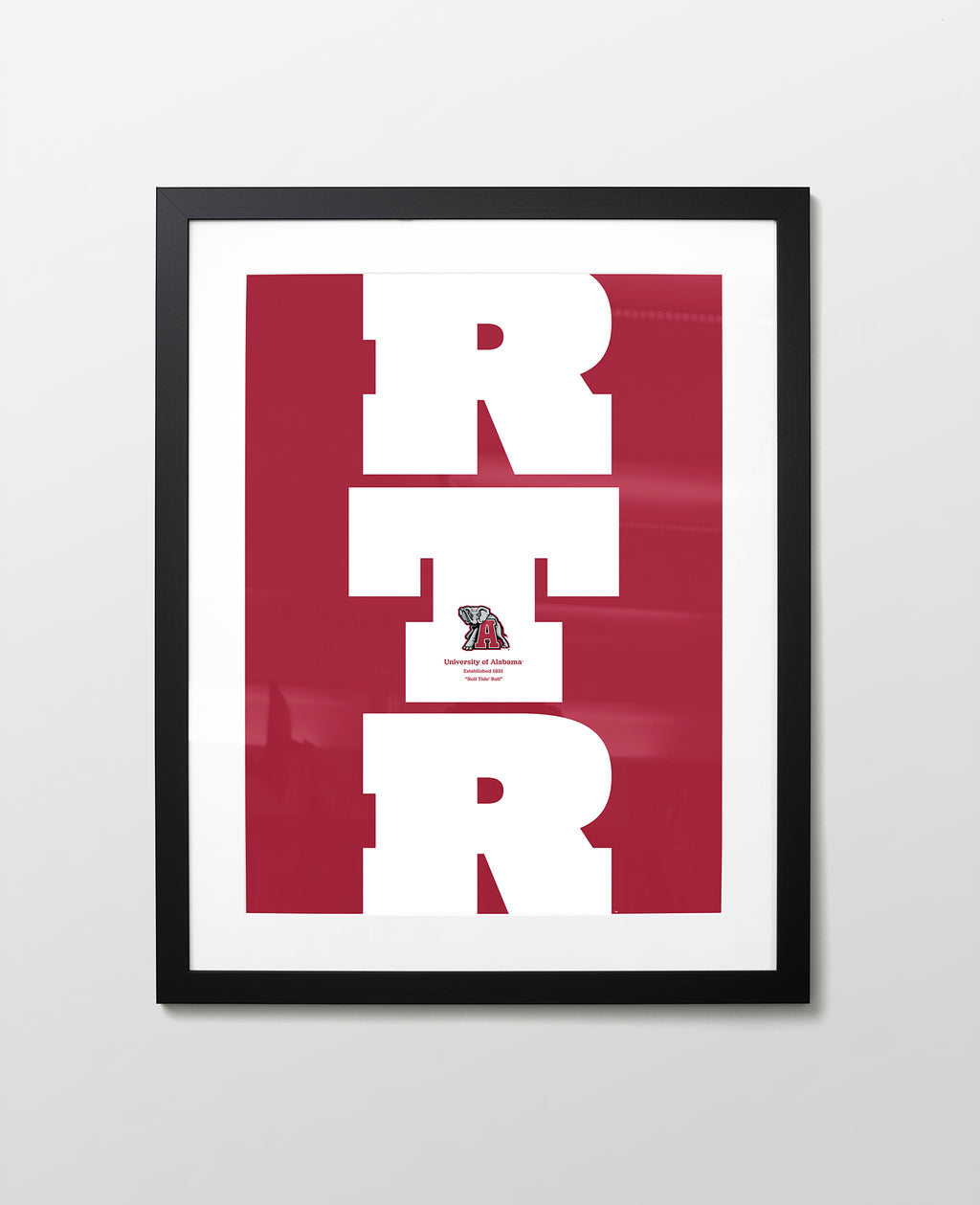 18" x 24" / Black / 2" Smooth White (White Core)