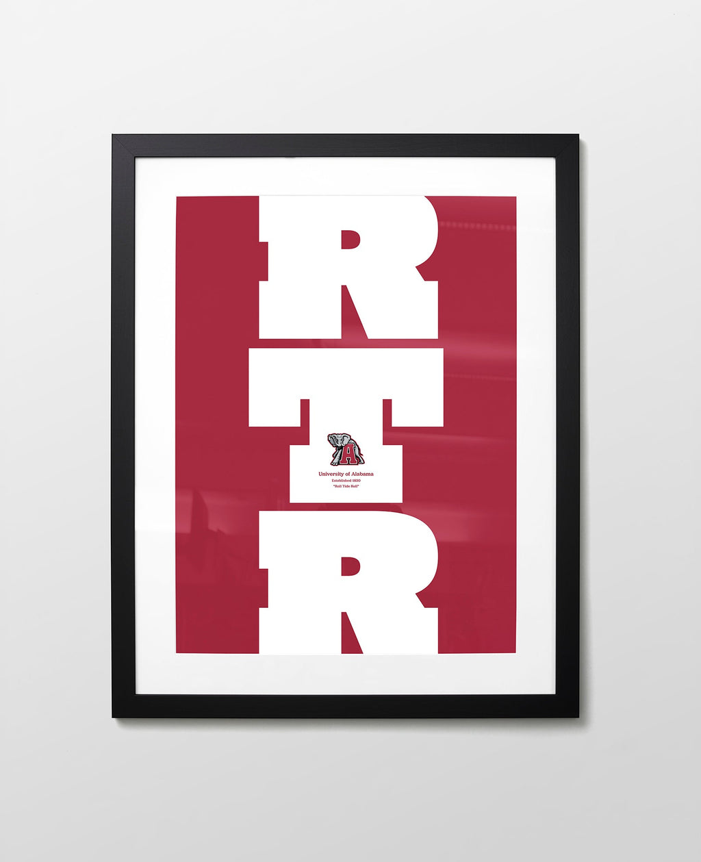 18" x 24" / Black / 2" Smooth White (White Core)