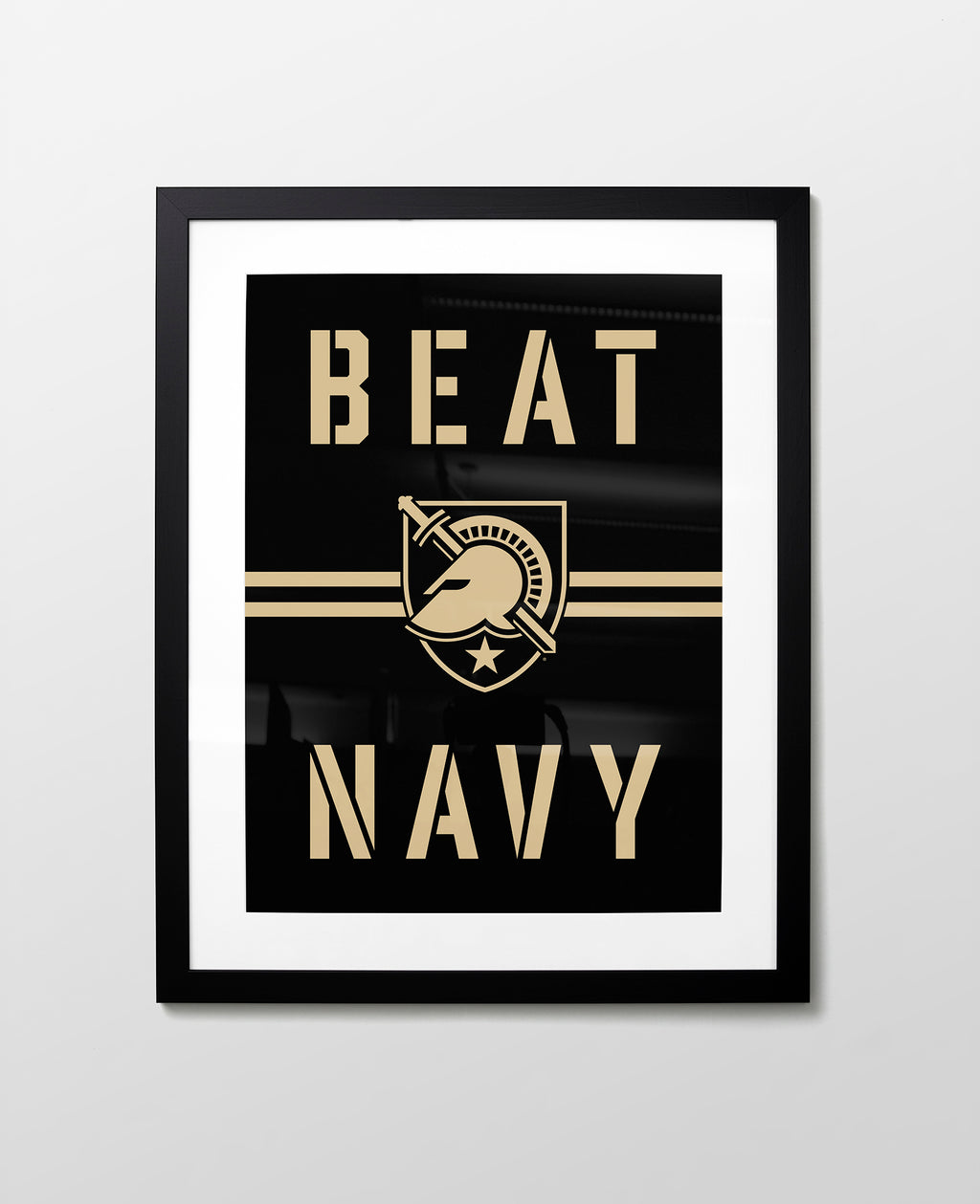 18" x 24" / Black / 2" Smooth White (White Core)