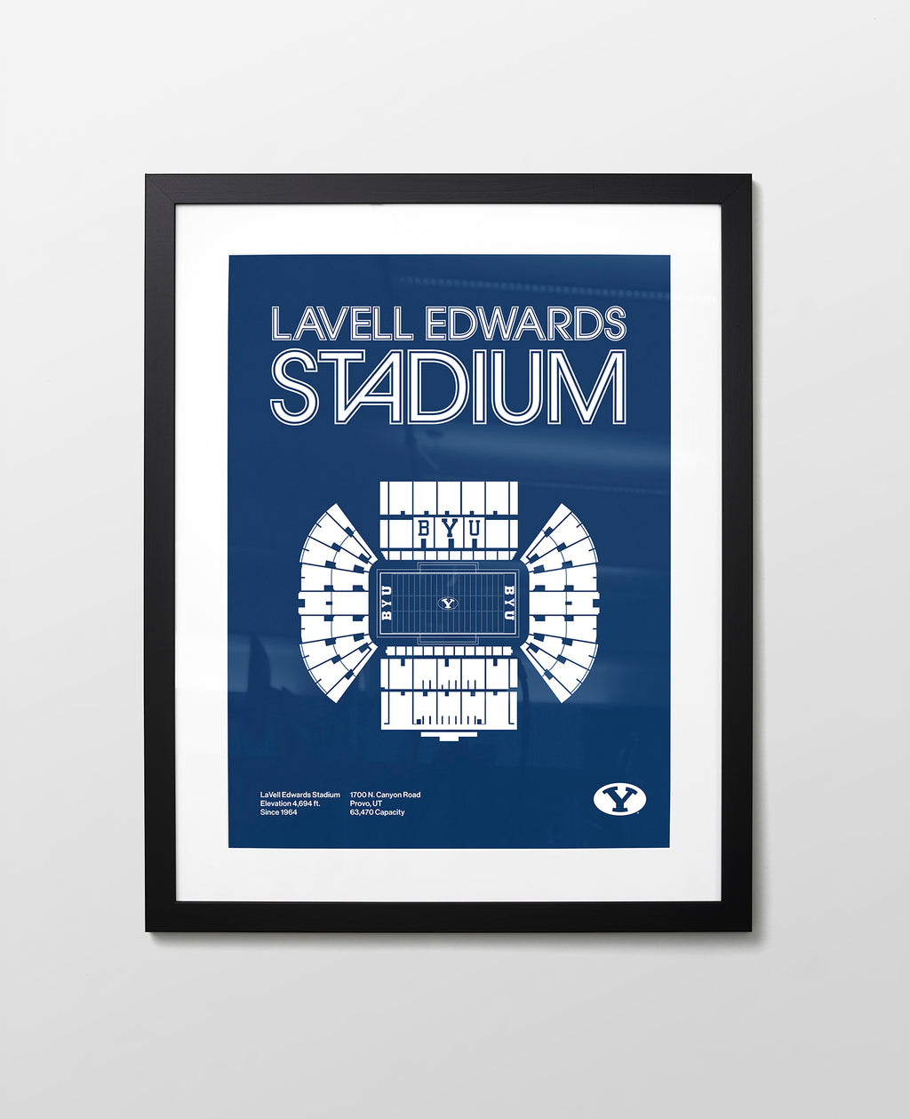 18" x 24" / Black / 2" Smooth White (White Core)