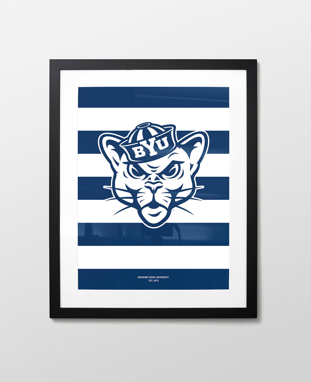 18" x 24" / Black / 2" Smooth White (White Core)