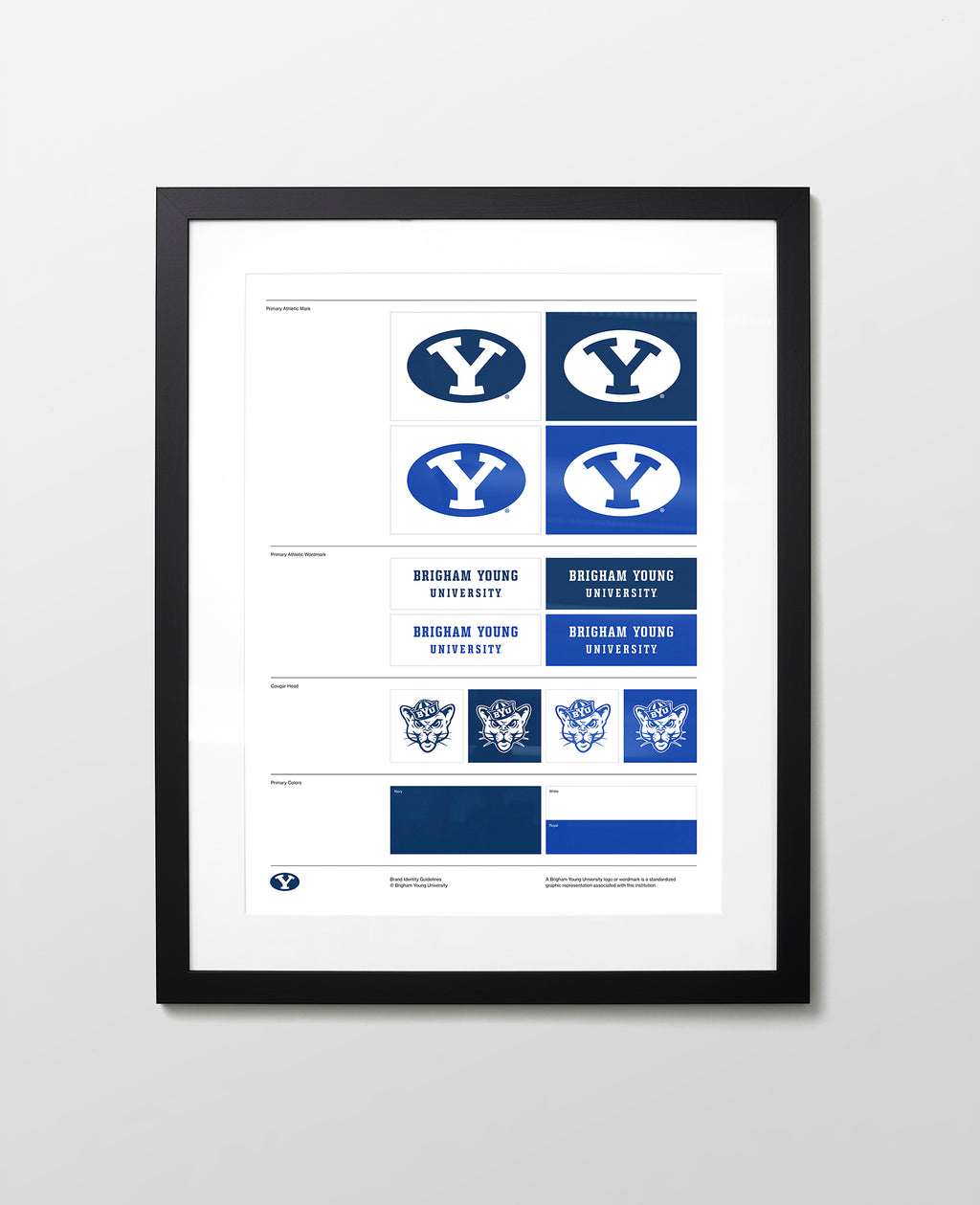 18" x 24" / Black / 2" Smooth White (White Core)