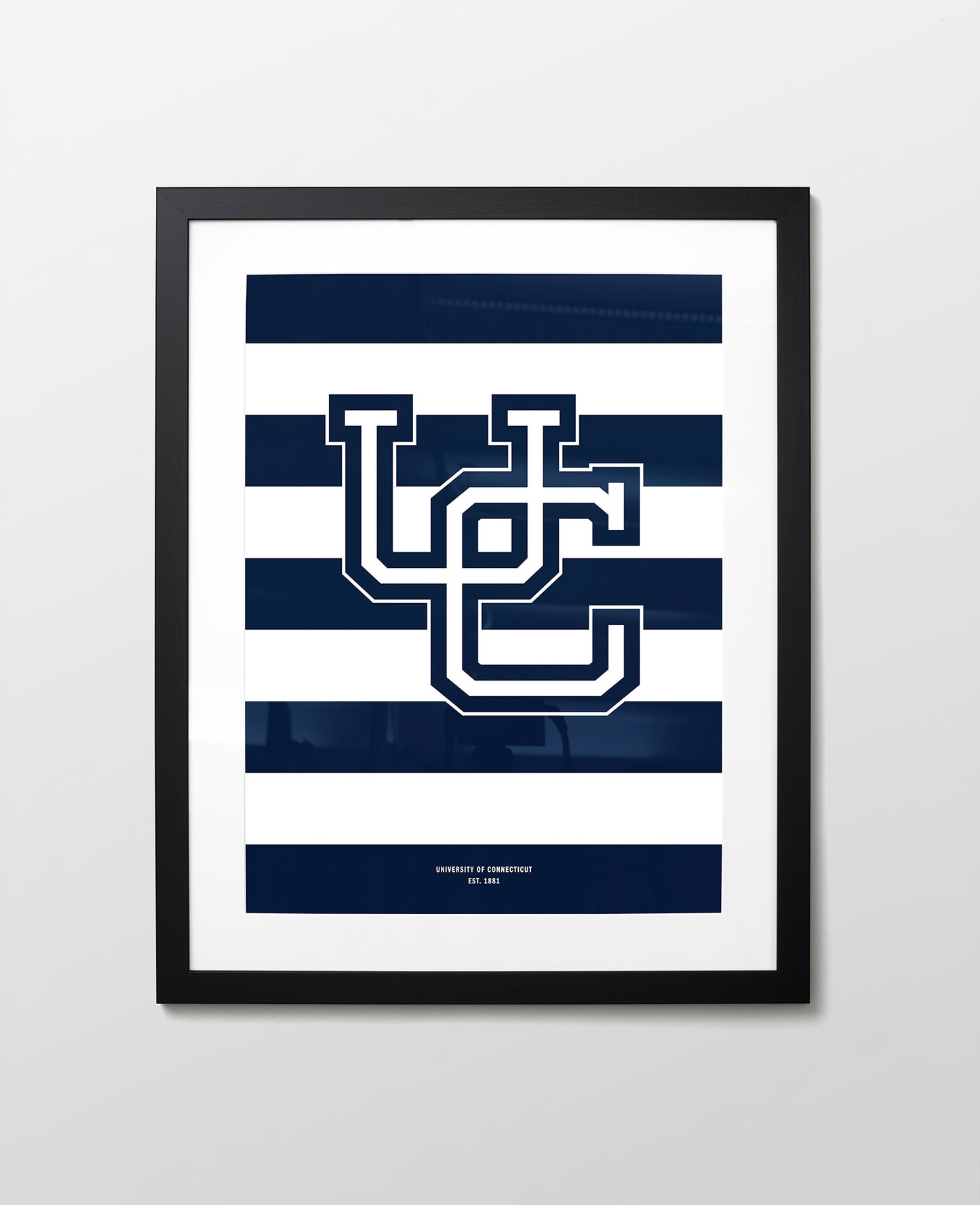 UConn Monogram Stripes