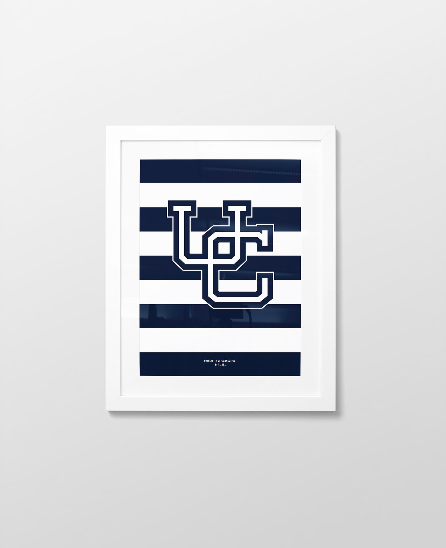 UConn Monogram Stripes