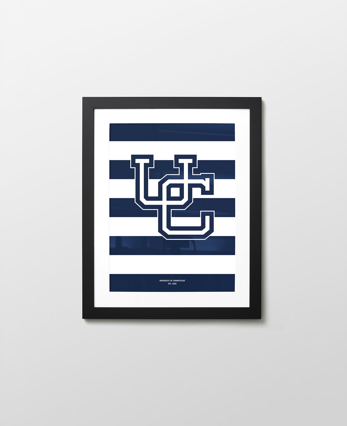UConn Monogram Stripes