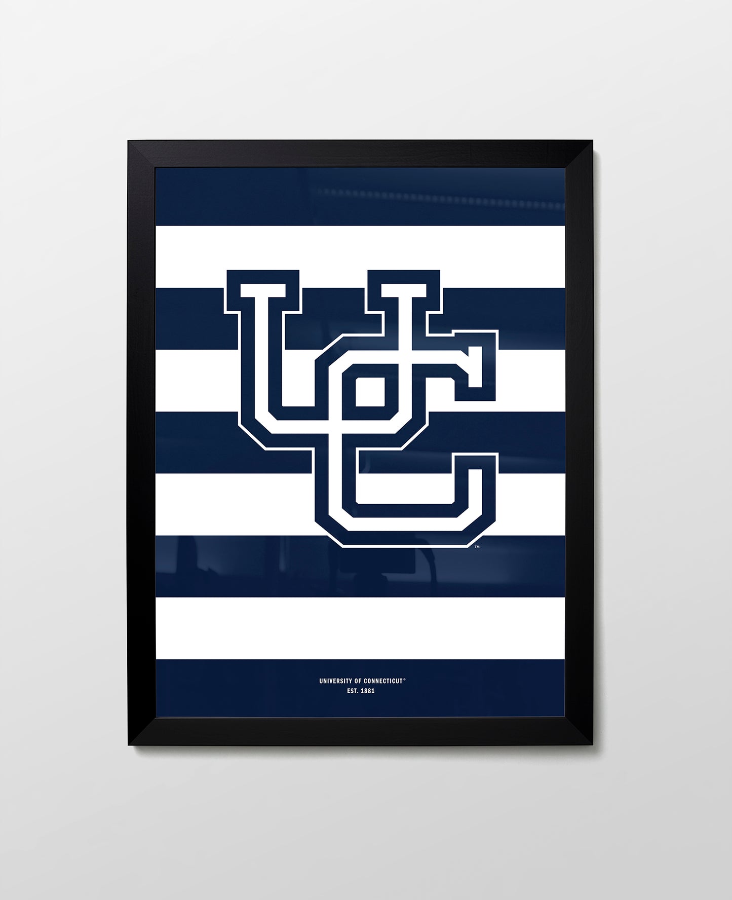 UConn Monogram Stripes