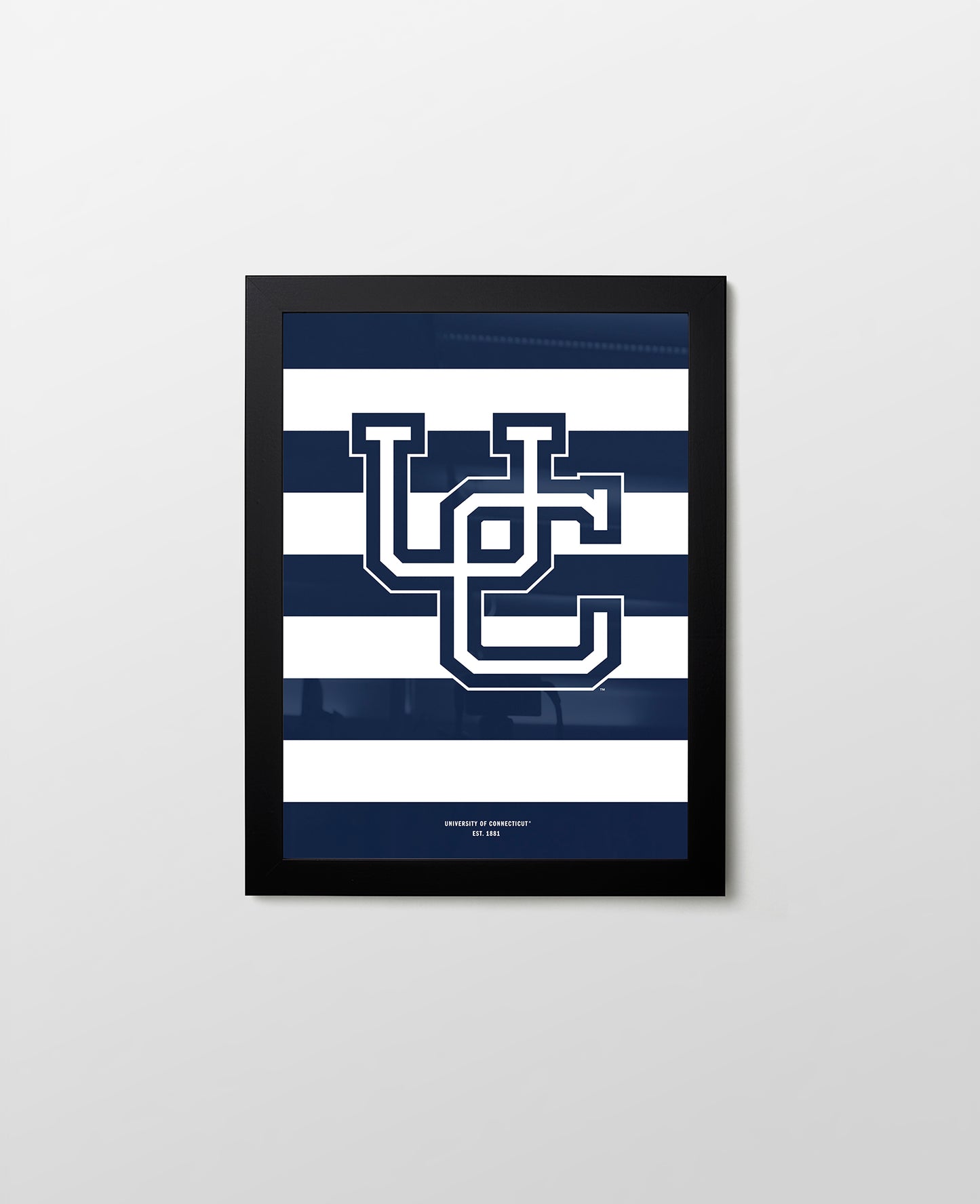 UConn Monogram Stripes