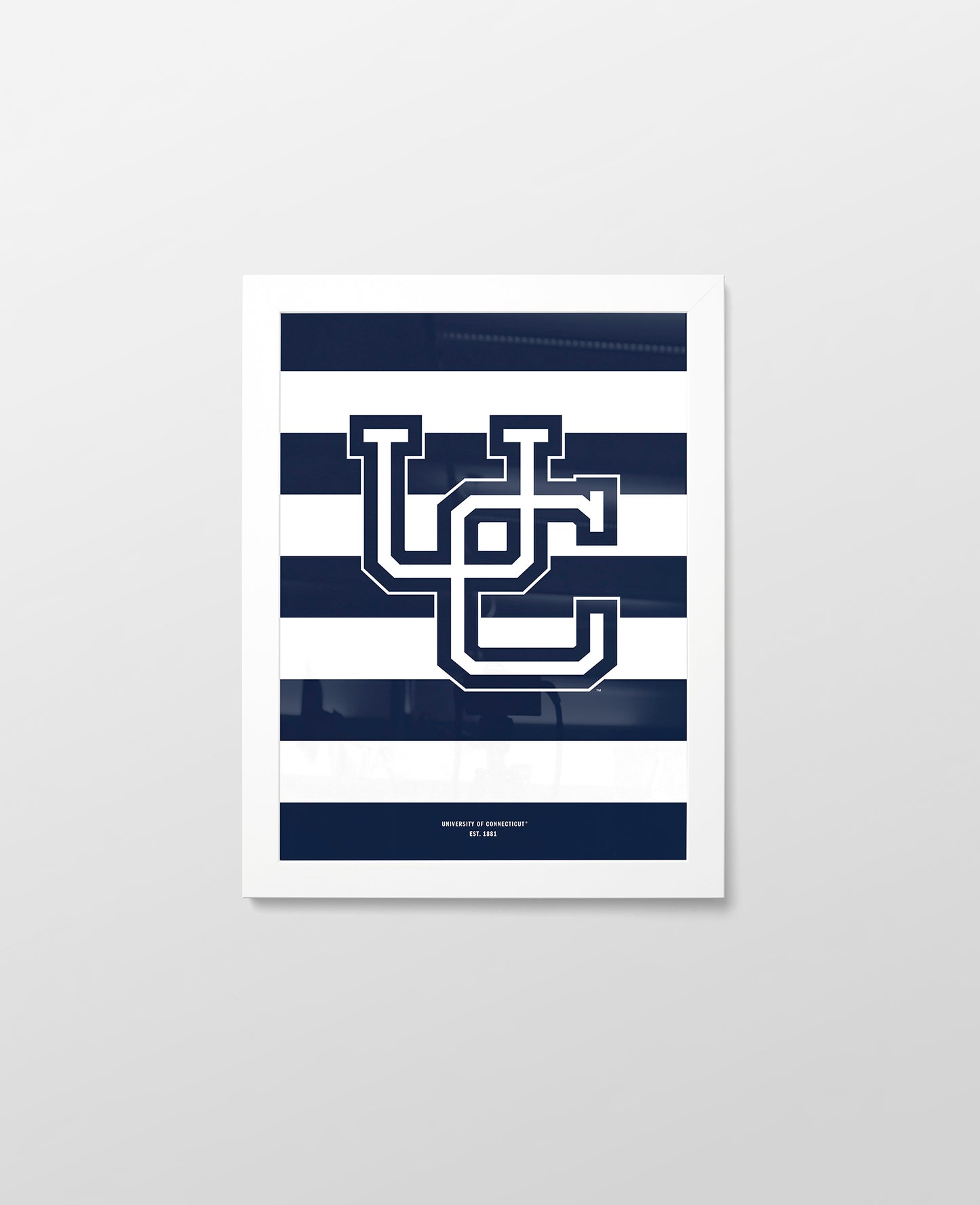 UConn Monogram Stripes