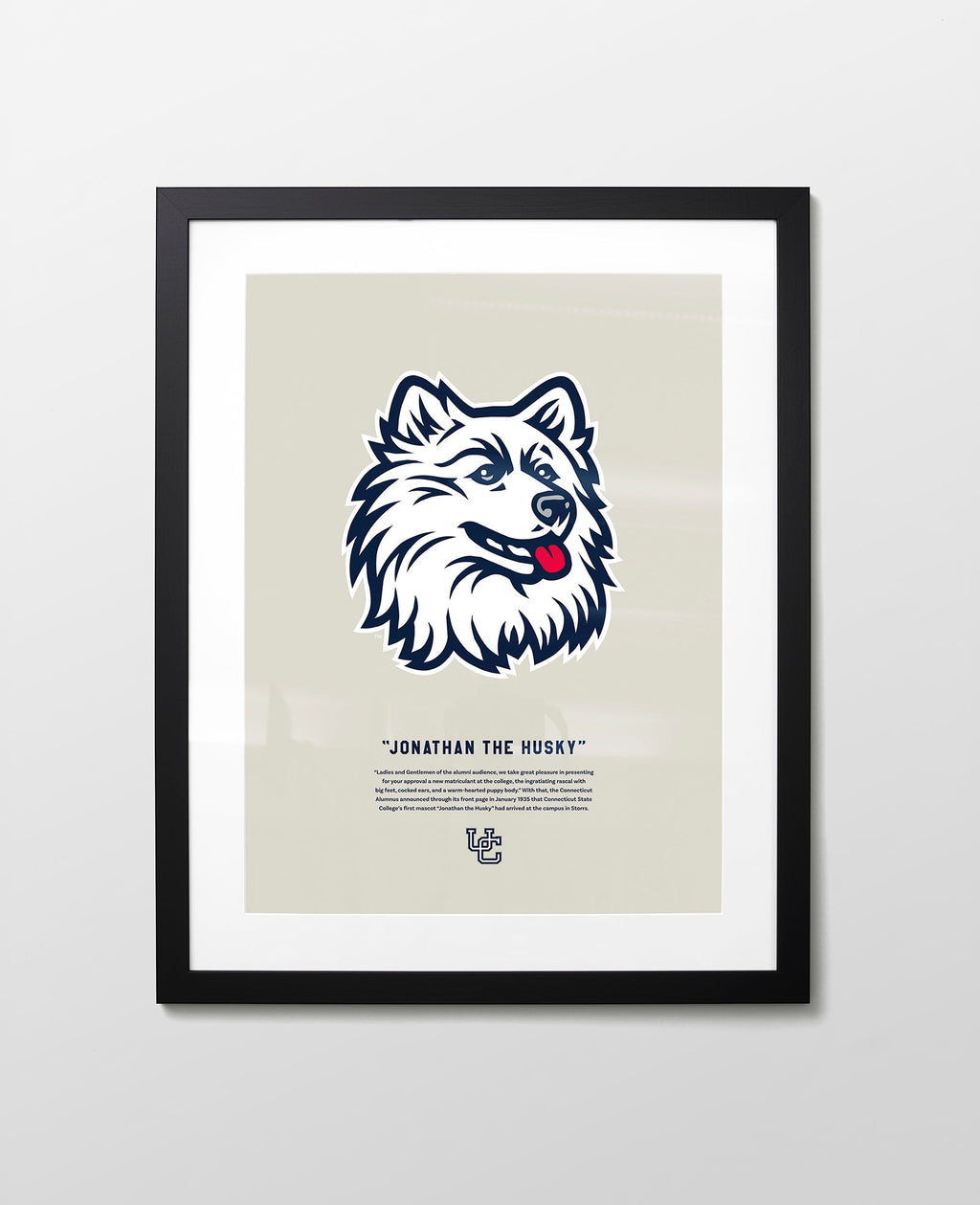 18" x 24" / Black / 2" Smooth White (White Core)