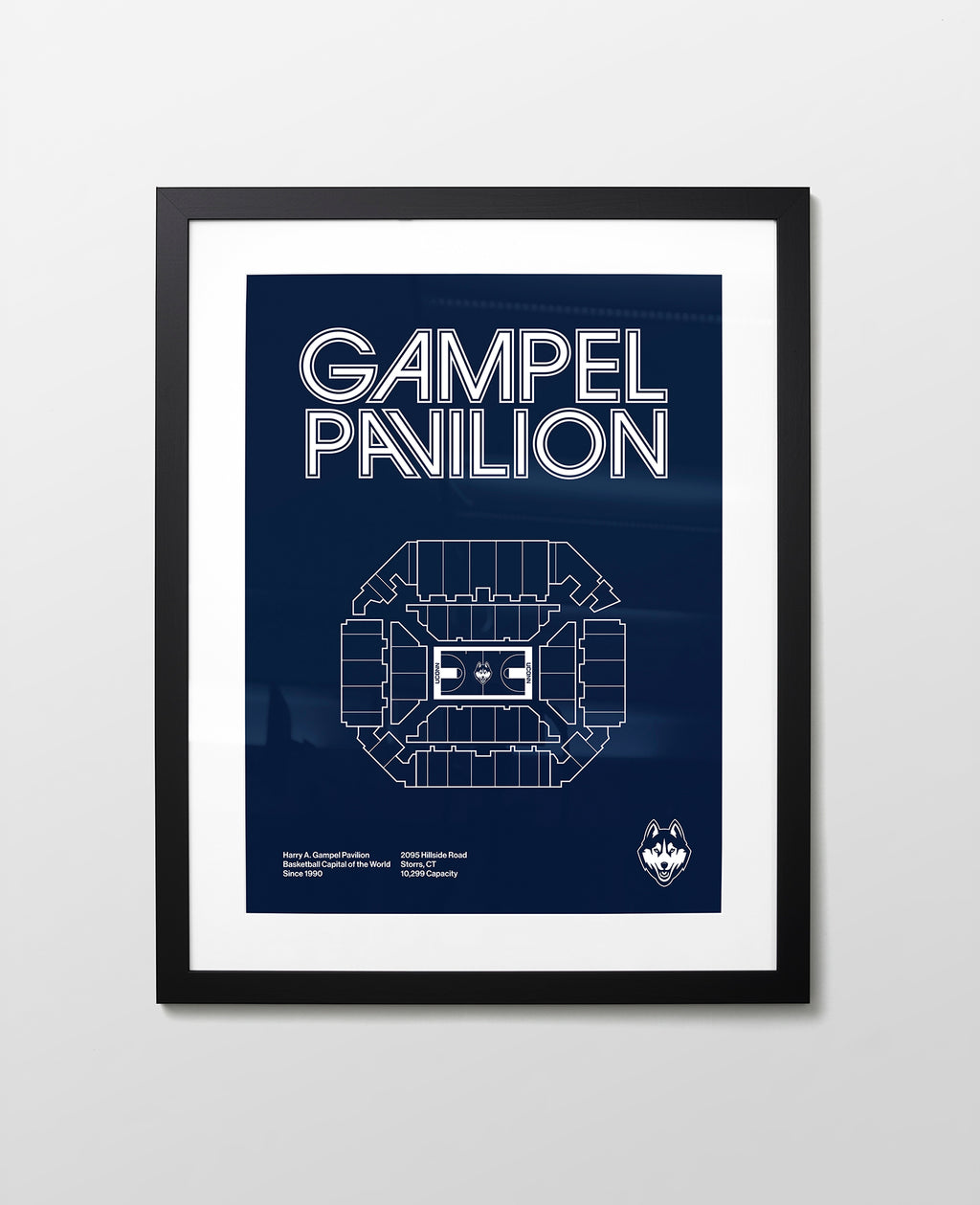 18" x 24" / Black / 2" White