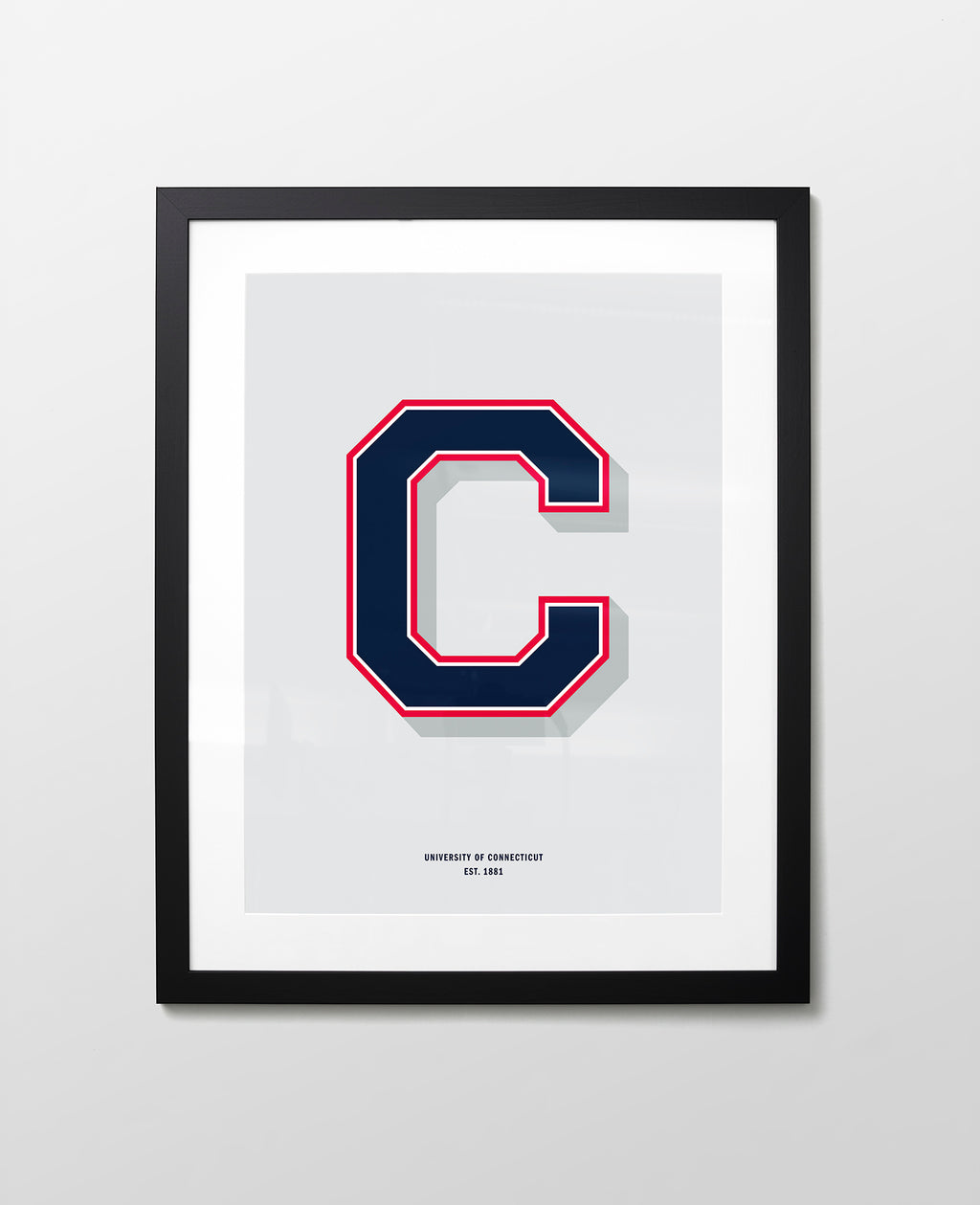 18" x 24" / Black / 2" White