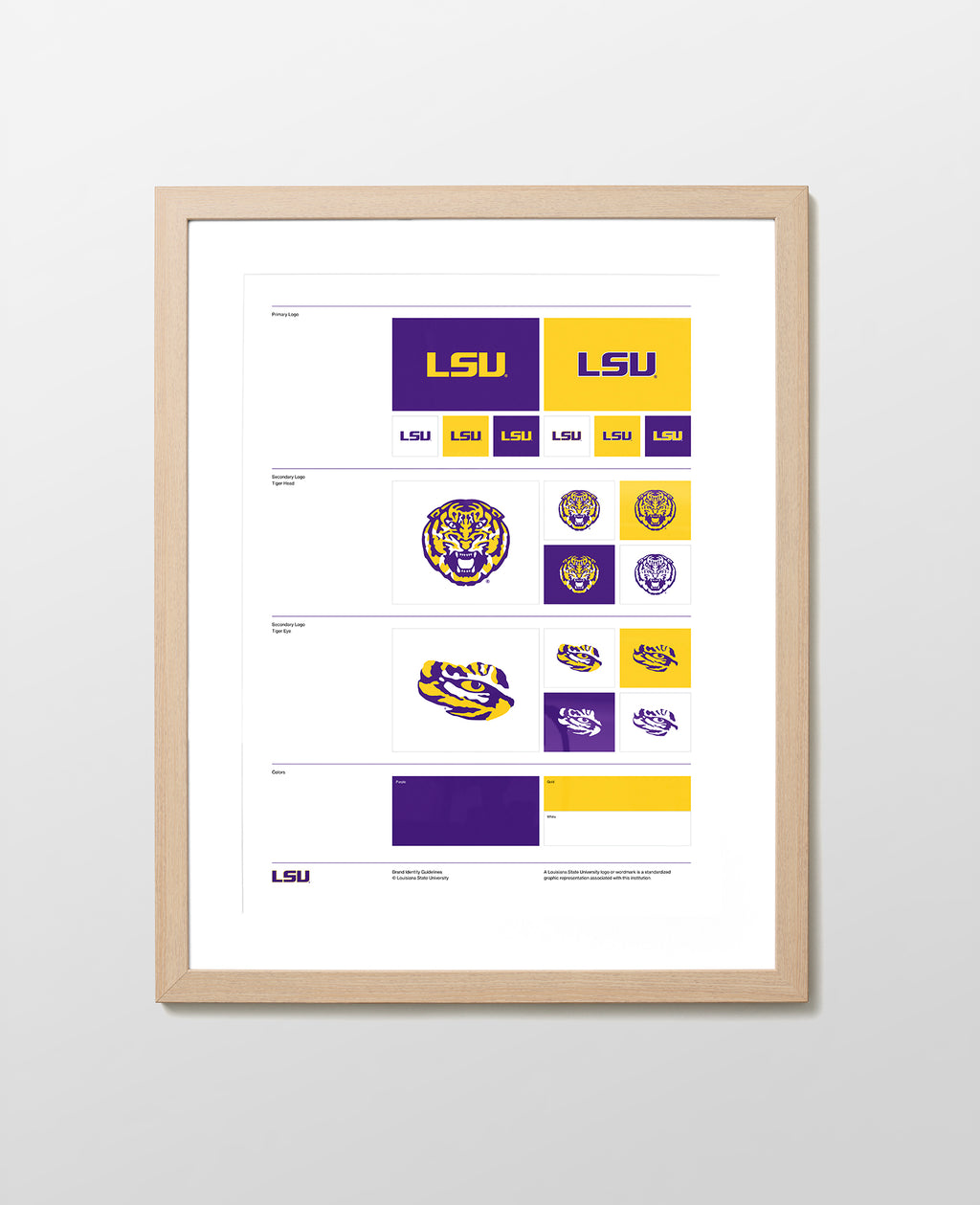 18" x 24" / Derby, in Wheat / 2" Smooth White (White Core)