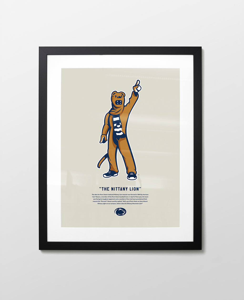 18" x 24" / Black / 2" Smooth White (White Core)