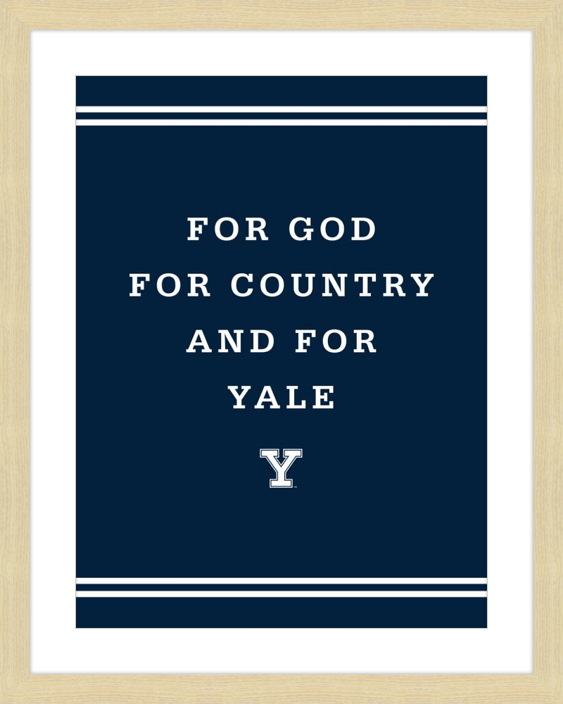 For God For Country For Yale