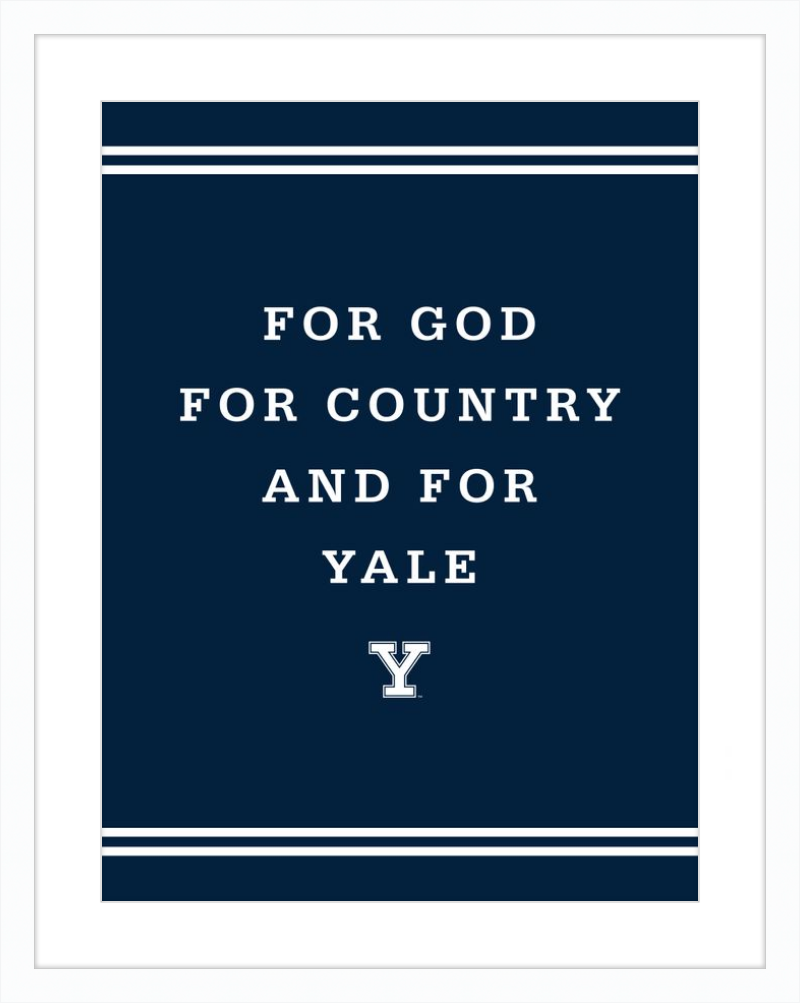 For God For Country For Yale
